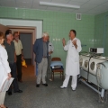 Slimnīcas viesi uzklausa Dr. Kučiku barokameru telpā. Foto: Malienas Ziņas