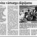 Informācija laikrakstā 